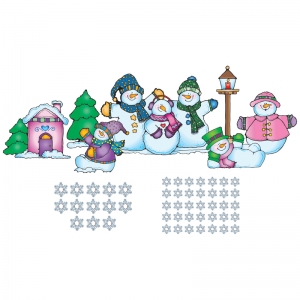 Snow Pals Bulletin Board Set