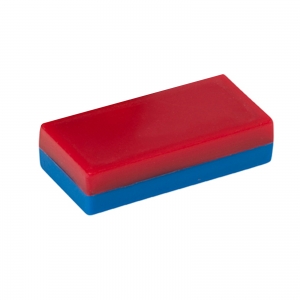 (2 Ea) Plastic Encased Block Magnet 12 Per Pk