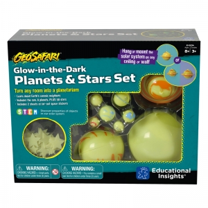 GEOSAFARI GLOW IN THE DARK PLANETS  AND STARS SET