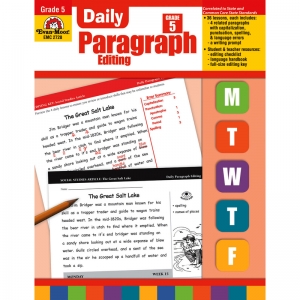 Daily Paragraph Editing Book, Grade 5
