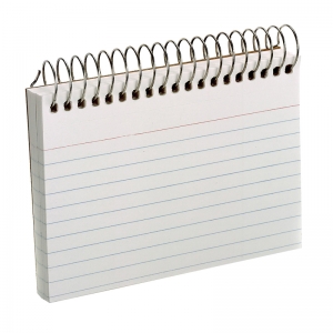 Oxford Spiral Index Cards 3x5 White   