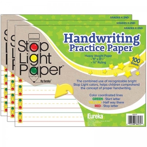 (3 PK) STOP LIGHT PRACTICE PAPER 100CT