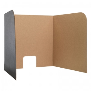 Computer Lab Privacy Screen, Small, 22" x 20" x 20", Pack of 3