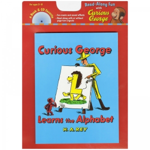 Carry Along Book & CD, Curious George Learns the Alphabet