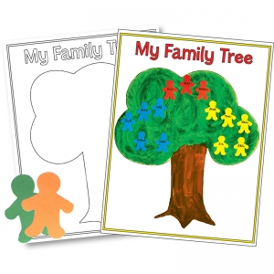 Creative Learning Posters - 24/pack - Family Tree