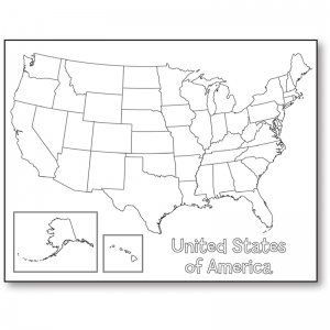 Creative Learning Posters - 24/pack - Usa Map