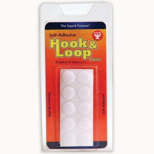 (6 PK) HOOK & LOOP FASTENER 5/8