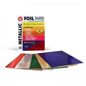 (6 PK) METALLIC PAPER 10 PER PK