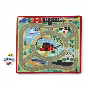 ROUND THE TOWN ROAD RUG & CAR SET 