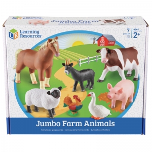 Jumbo Farm Animals, Set of 7