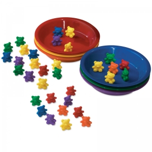 Baby Bear Sorting Set 102 Bears 6  Colors 6 Bowls