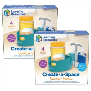 (2 EA) CREATE-A-SPACE SANITIZER STATION