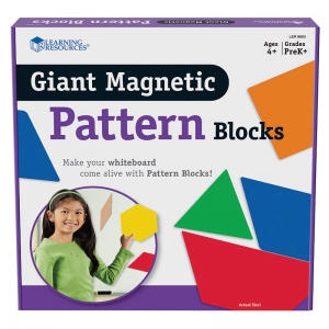 Giant Magnetic Pattern Blocks Set  Of 47