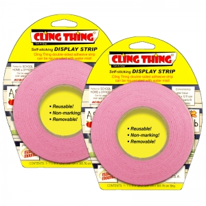 (2 Ea) Cling Thing Display Strip Pink