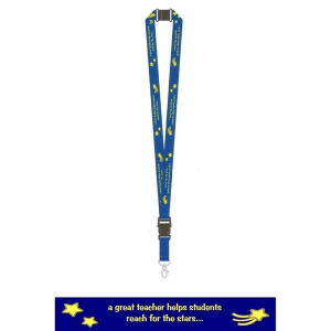 TEACHER LANYARDS A GREAT TEACHER HELPS STUDENTS REACH FOR THE STARS