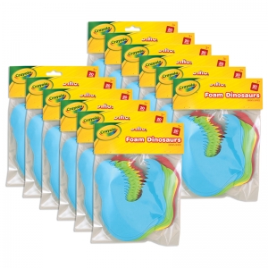 (12 PK) FOAM DINOSAUR ASST 20CT 