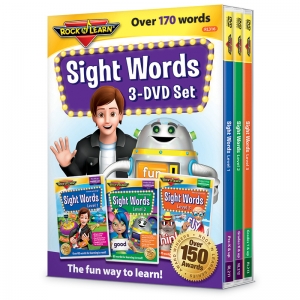 ROCK N LEARN SIGHT WORDS 3 DVD SET 