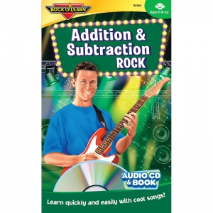 ADDITION & SUBTRACTION ROCK CD & BOOK