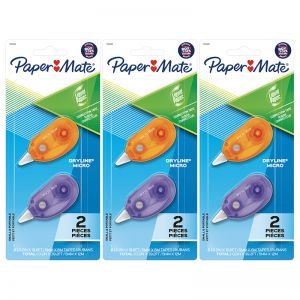 (3 PK) 2CT MICRO CORRECTION TAPE PAPERMATE