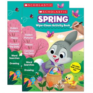 (2 Ea) Spring Wipe-clean Activity