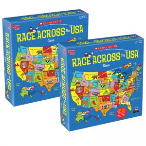 (2 Ea) Scholastic Race Across The