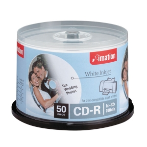 CD-R 80 Inkjet Printbl White