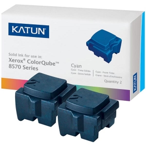 Katun Performance Non-OEM New Build Cyan Solid Ink Sticks (Alternative for Xerox 108R00926) (2 Sticks/Box) (4400 Yield)