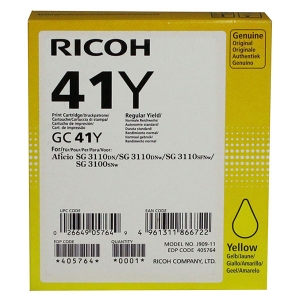 Ricoh Yellow Ink Cartridge (2,200 Yield) (Type GC41Y)