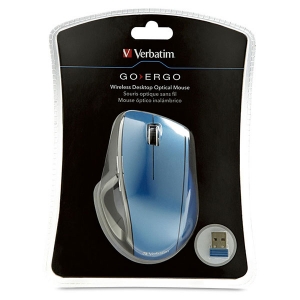 Wireless Ergo Mouse Blue