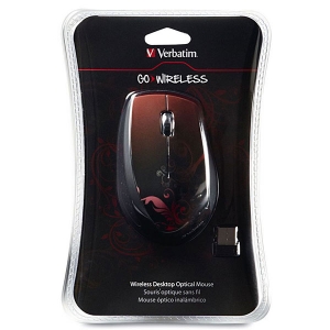 Wireless Design Mouse Red