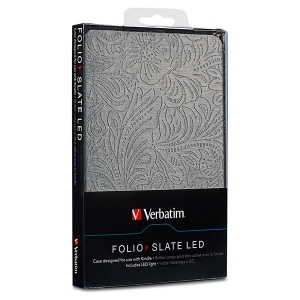 Silver Kindle Case w/ Light