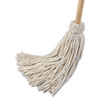 Handle/Deck Mops, 24 oz White Cotton Head, 54