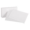 Unruled Index Cards, 4 x 6, White, 100/Pack