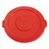 Round Flat Top Lid, for 32 gal Round BRUTE Containers, 22.25