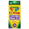 Long-Length Colored Pencil Set, 3.3 mm, 2B (#1), Assorted Lead/Barrel Colors, Dozen