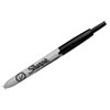 Retractable Permanent Marker, Extra-Fine Needle Tip, Black