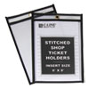 Shop Ticket Holders, Stitched, Both Sides Clear, 50 Sheets, 6 x 9, 25/Box