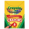 Classic Color Crayons, Tuck Box, 8 Colors