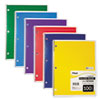 Spiral Notebook, 1 Subject, Medium/College Rule, Assorted Color Covers, 11 x 8, 100 Sheets