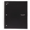 Wirebound 5-Subject Notebook, College Rule, 11 x 8 1/2, 200 Sheets, Assorted