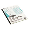 Accounting Pad, Four Eight-Unit Columns, Two-sided, Letter, 50-Sheet Pad