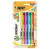 Brite Liner Highlighter, Assorted Ink Colors, Chisel Tip, Assorted Barrel Colors, 5/Set