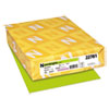Color Cardstock, 65 lb, 8.5 x 11, Terra Green, 250/Pack