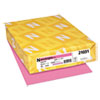 Color Paper, 24 lb, 8.5 x 11, Pulsar Pink, 500/Ream