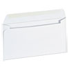 Business Envelope, #6 3/4, Square Flap, Gummed Closure, 3.63 x 6.5, White, 500/Box