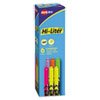 HI-LITER Pen-Style Highlighters, Assorted Ink Colors, Chisel Tip, Assorted Barrel Colors, 6/Set