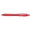WOW! Ballpoint Pen, Retractable, Medium 1 mm, Red Ink, Red Barrel, Dozen
