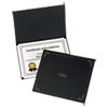 Certificate Holder, 11 1/4 x 8 3/4, Black, 5/Pack