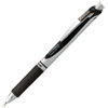 EnerGel RTX Gel Pen, Retractable, Medium 0.7 mm, Black Ink, Black/Gray Barrel