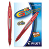 G6 Gel Pen, Retractable, Fine 0.7 mm, Red Ink, Red Barrel